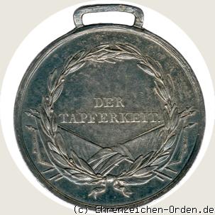Silberne Tapferkeitsmedaille 1807 Rückseite