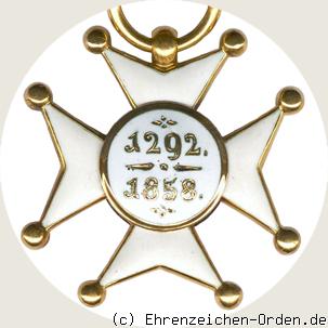 Herzoglich Nassauischer Militär-und Zivilverdienstorden Ritterkreuz Rückseite
